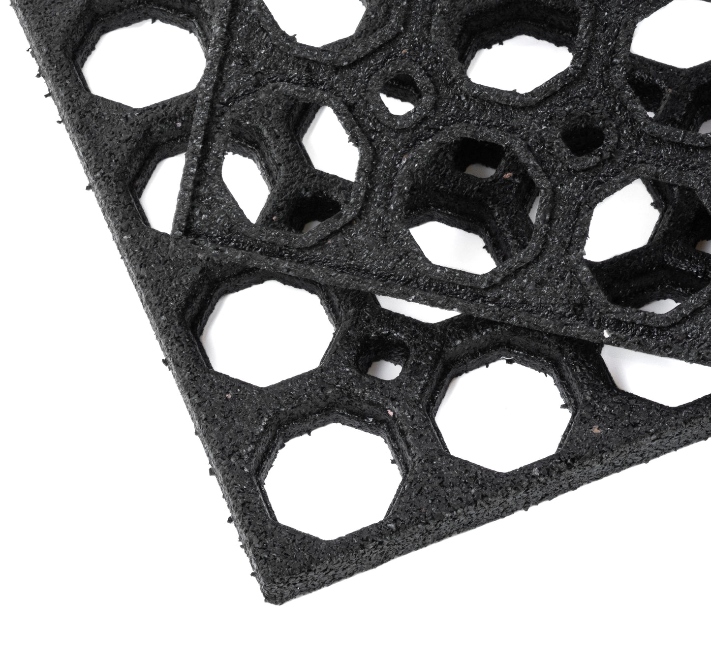 Nicoman Heavy Duty Non Slip Hollow Rubber Entrance Door Mat