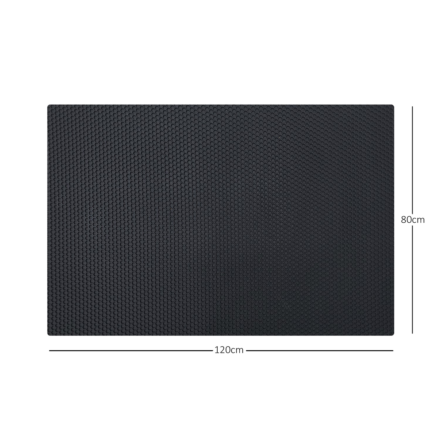 Hexagon Pattern Heavy Duty Rubber Door Mat