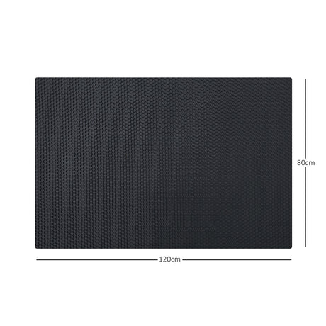 Hexagon Pattern Heavy Duty Rubber Door Mat