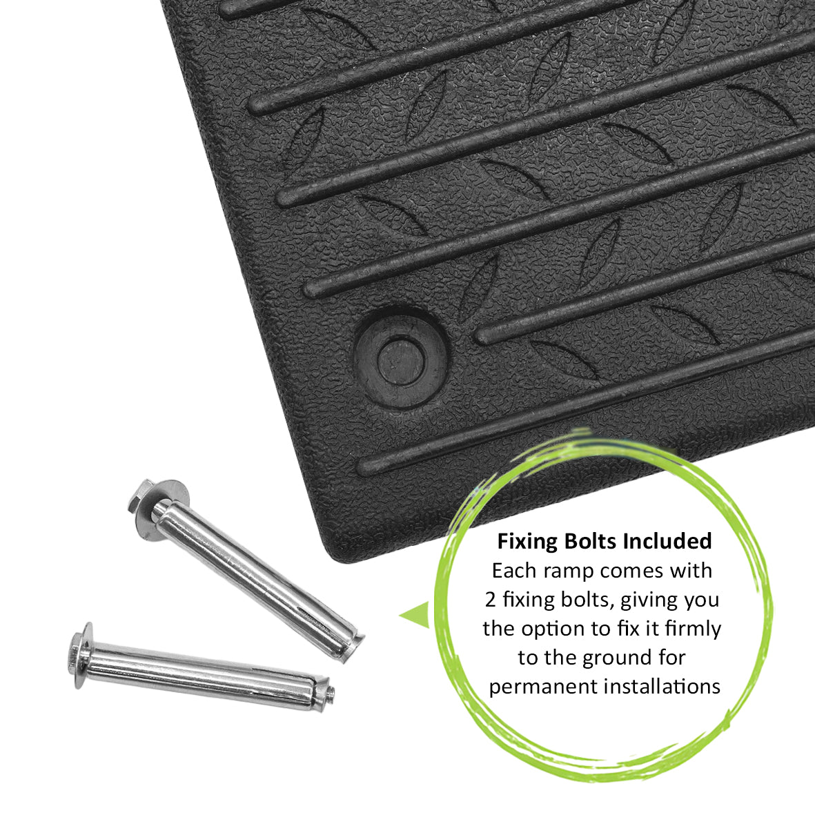 Nicoman Heavy-Duty Rubber Kerb Ramps