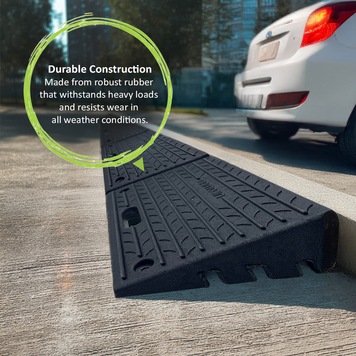 Nicoman Heavy-Duty Rubber Kerb Ramps