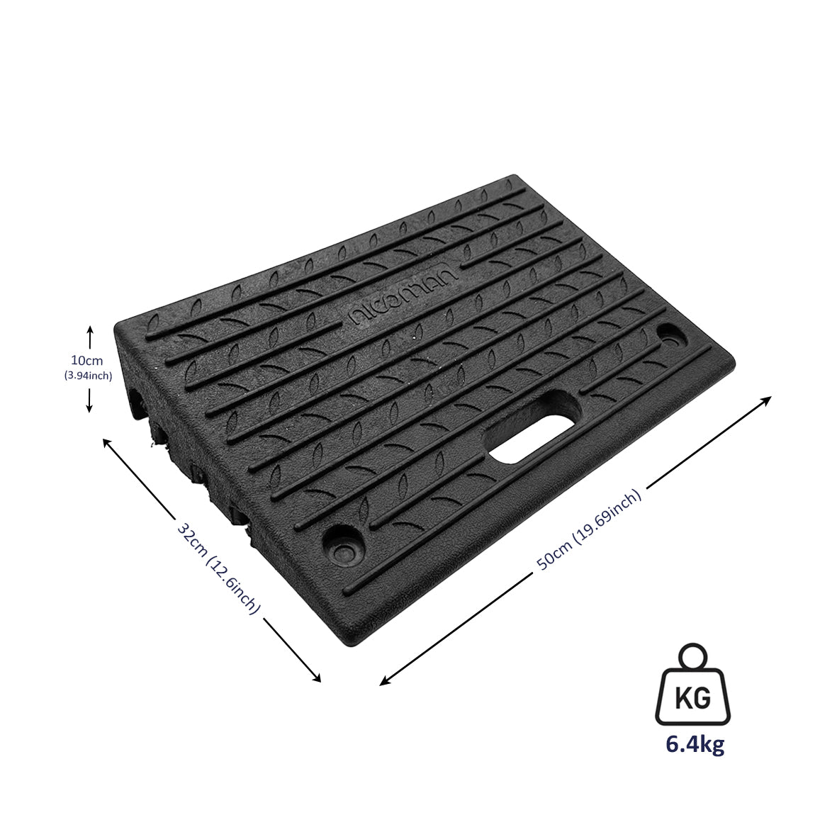 Nicoman Heavy-Duty Rubber Kerb Ramps