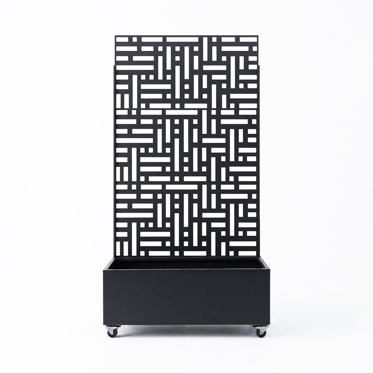 Metal Indoor/Outdoor Privacy Screen with Plant Pot - 90cm x 180cm