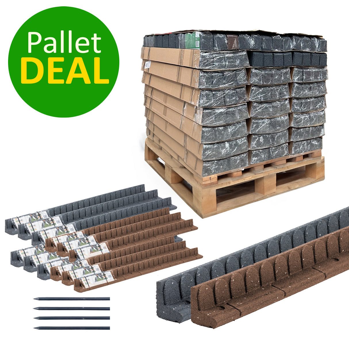 Pallet Offer - Mower Edge Garden Borders 1.2m
