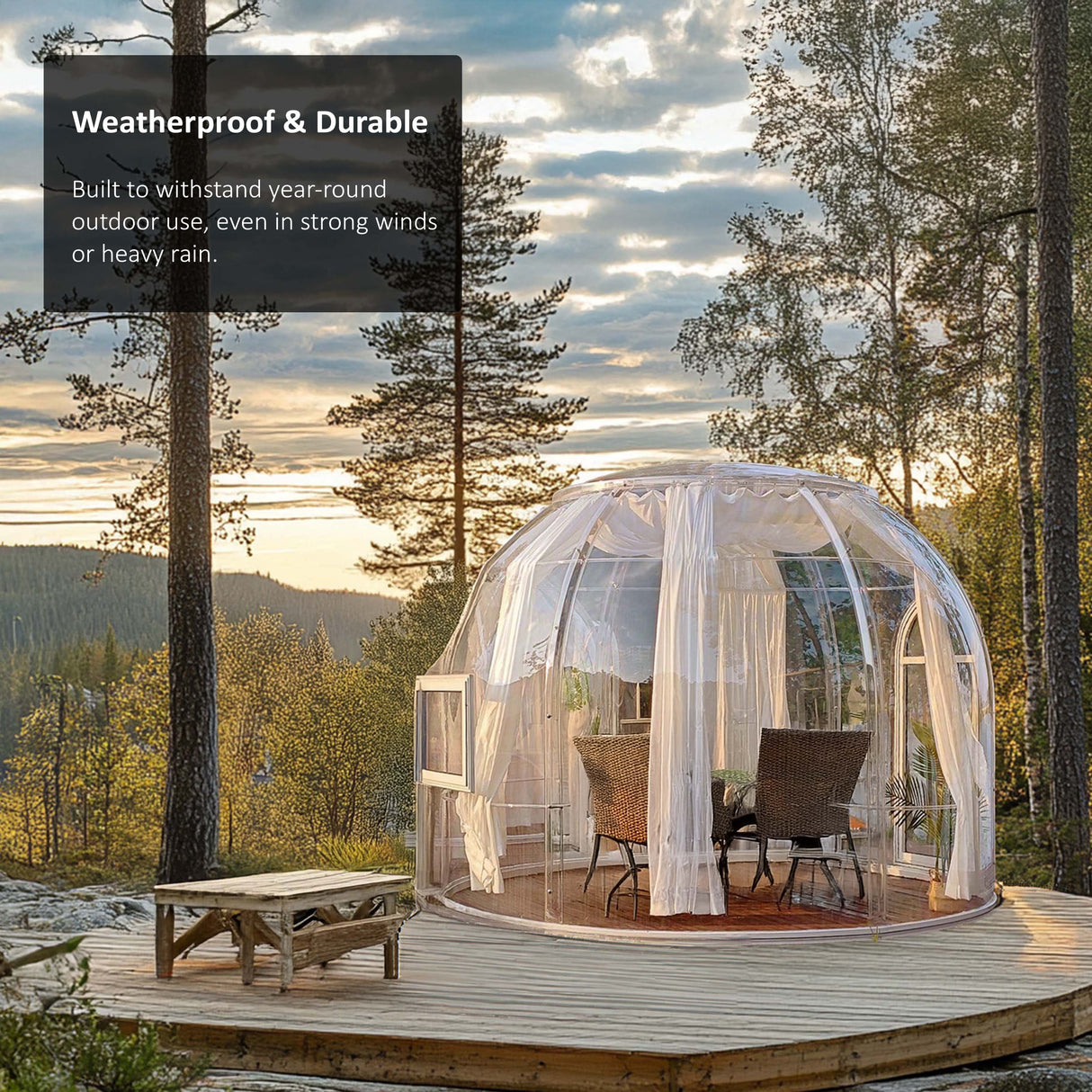 Premium PVC Glass Dome – Supplied & Installed