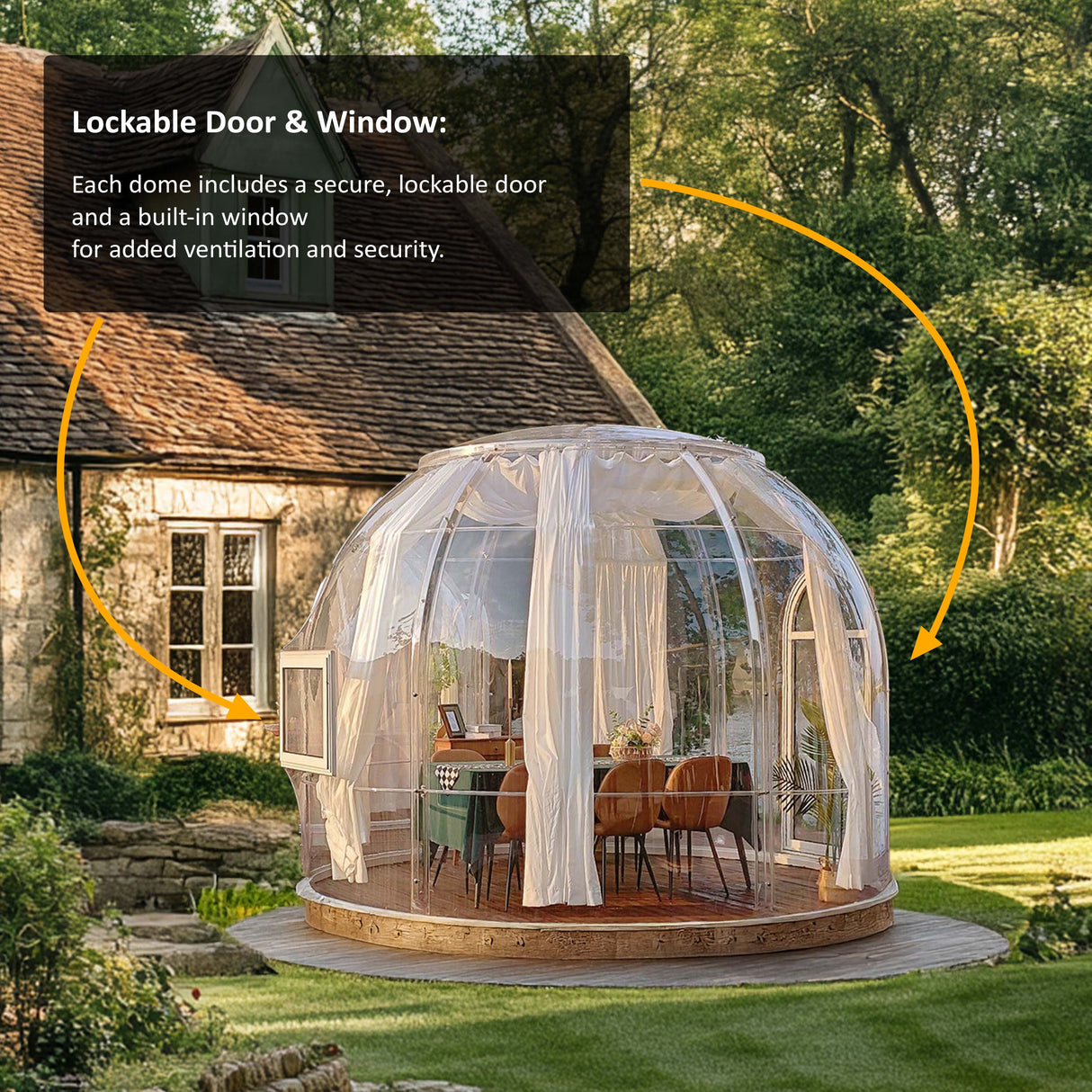 Premium PVC Glass Dome – Supplied & Installed