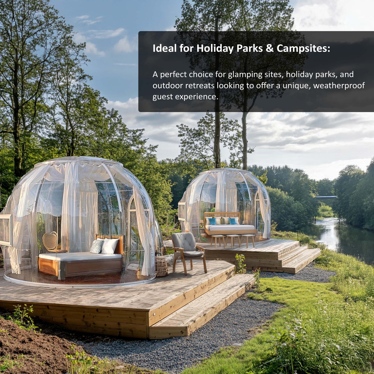 Premium PVC Glass Dome – Supplied & Installed