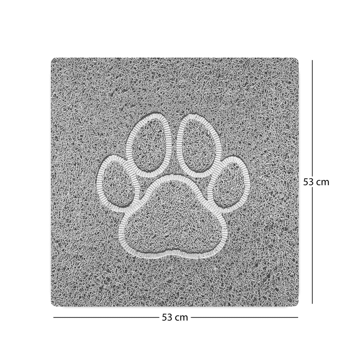 Embossed Spaghetti Loofah Anti Slip Shower Mat - Paw