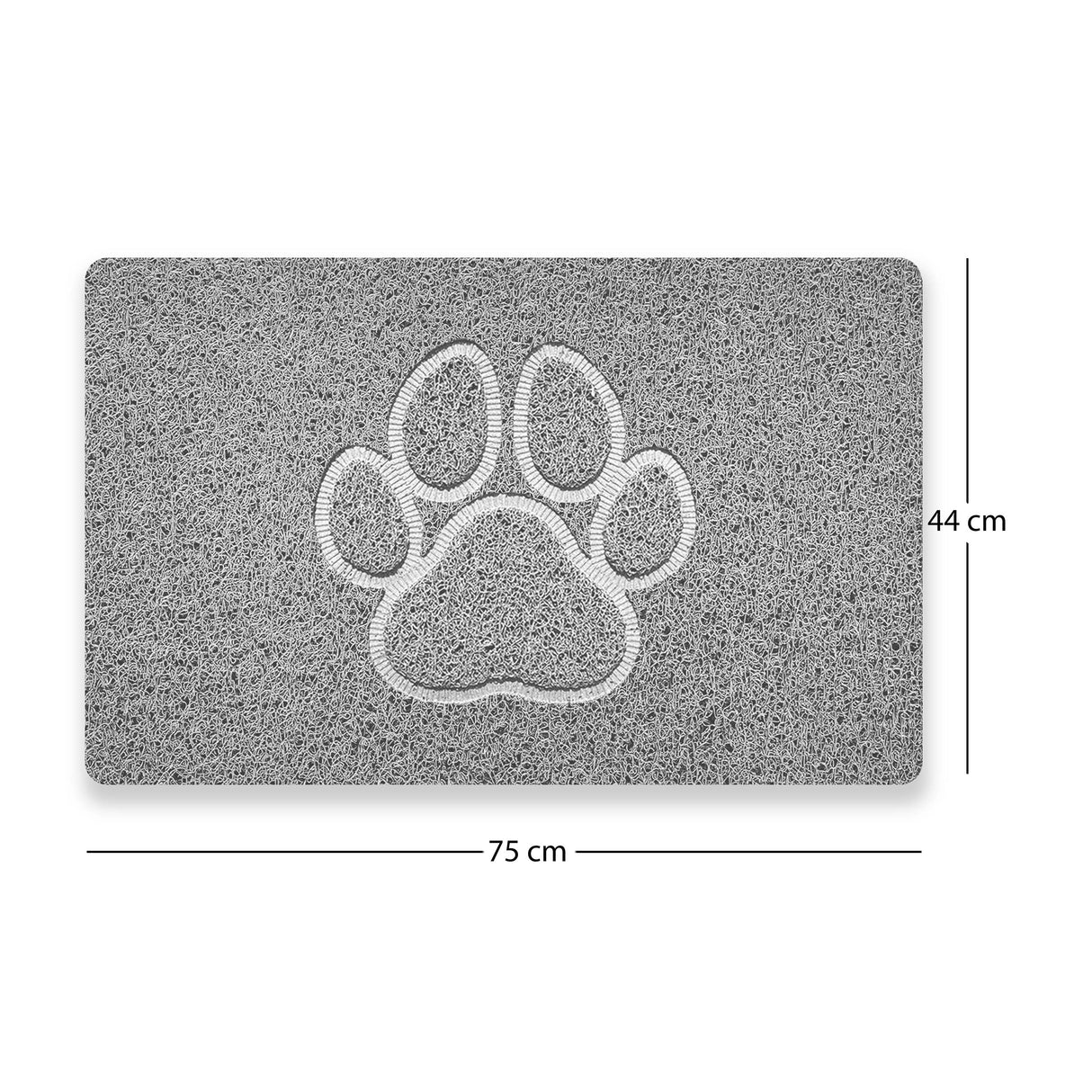 Embossed Spaghetti Loofah Anti Slip Shower Mat - Paw