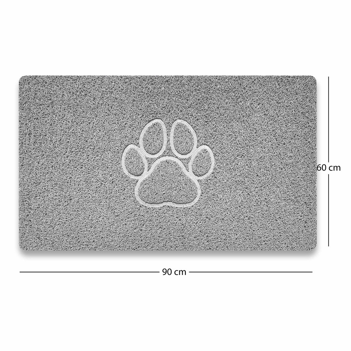 Embossed Spaghetti Loofah Anti Slip Shower Mat - Paw