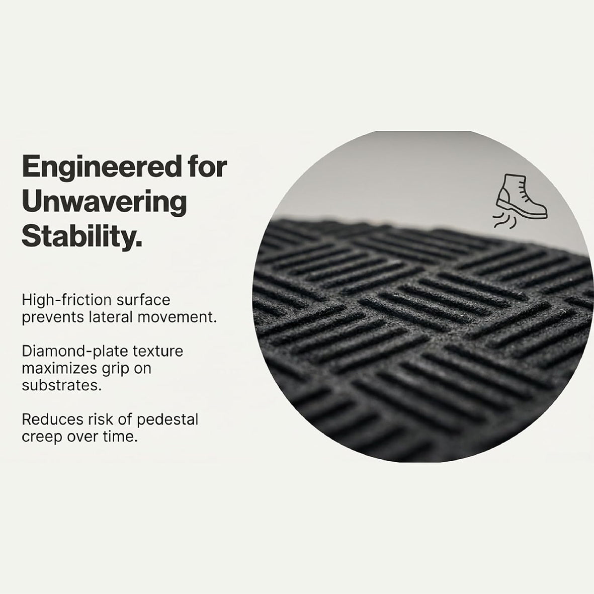 Rubber Base Pads for Decking Pedestals