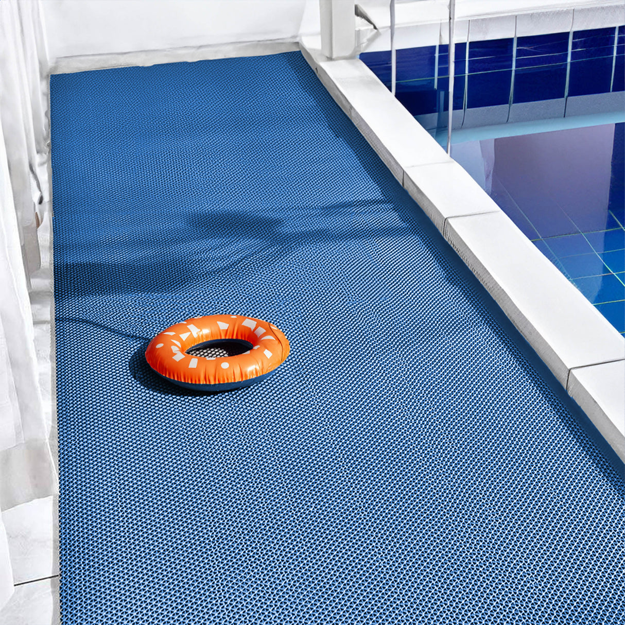 Non Slip PVC Drainage Mat Dual Colour 1.2m Wide - 15m Roll