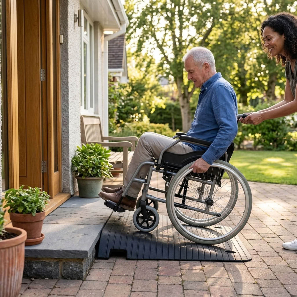 Threshold Ramp for Wheelchairs, Mobility Scooters & More