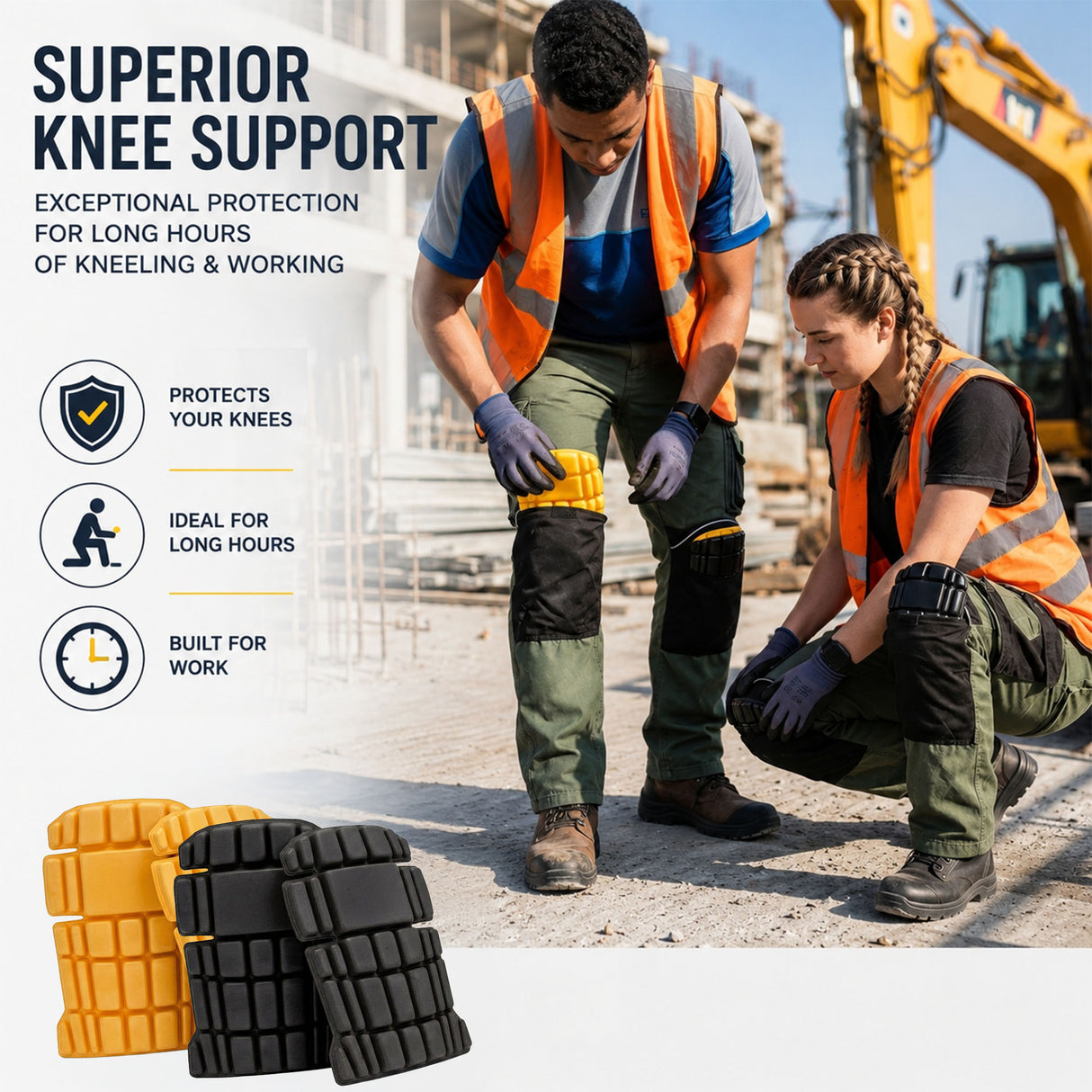 Knee Pad Inserts for Work Pants