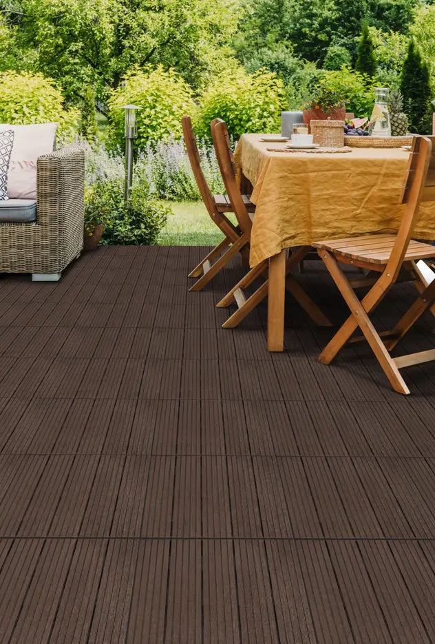 Garden Patio Cosmopolitan Decking Tiles