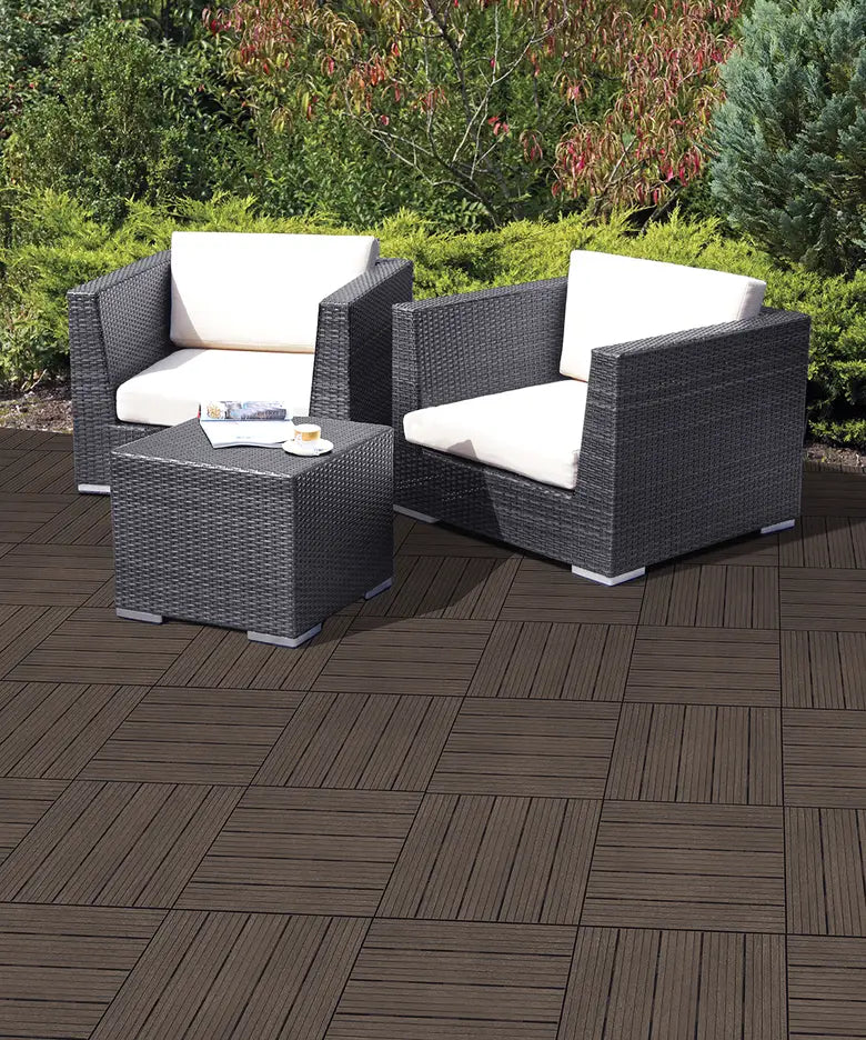 Garden Patio Cosmopolitan Decking Tiles
