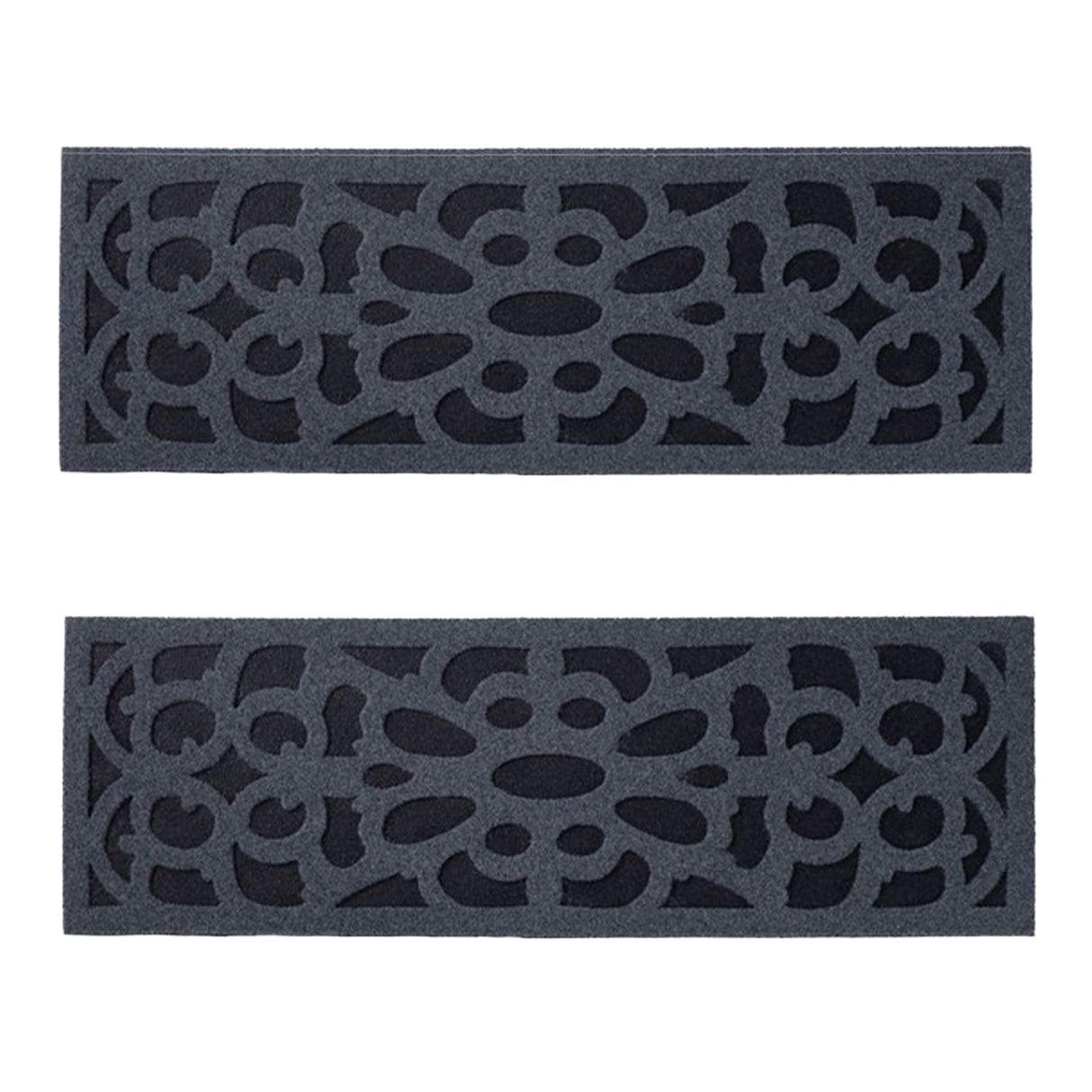 Victorian Style Eco-Friendly Rubber Step Mat - Grey