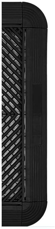 Ramped Edges for Modular Interlocking Ribbed Floor Tiles - Male Fitting