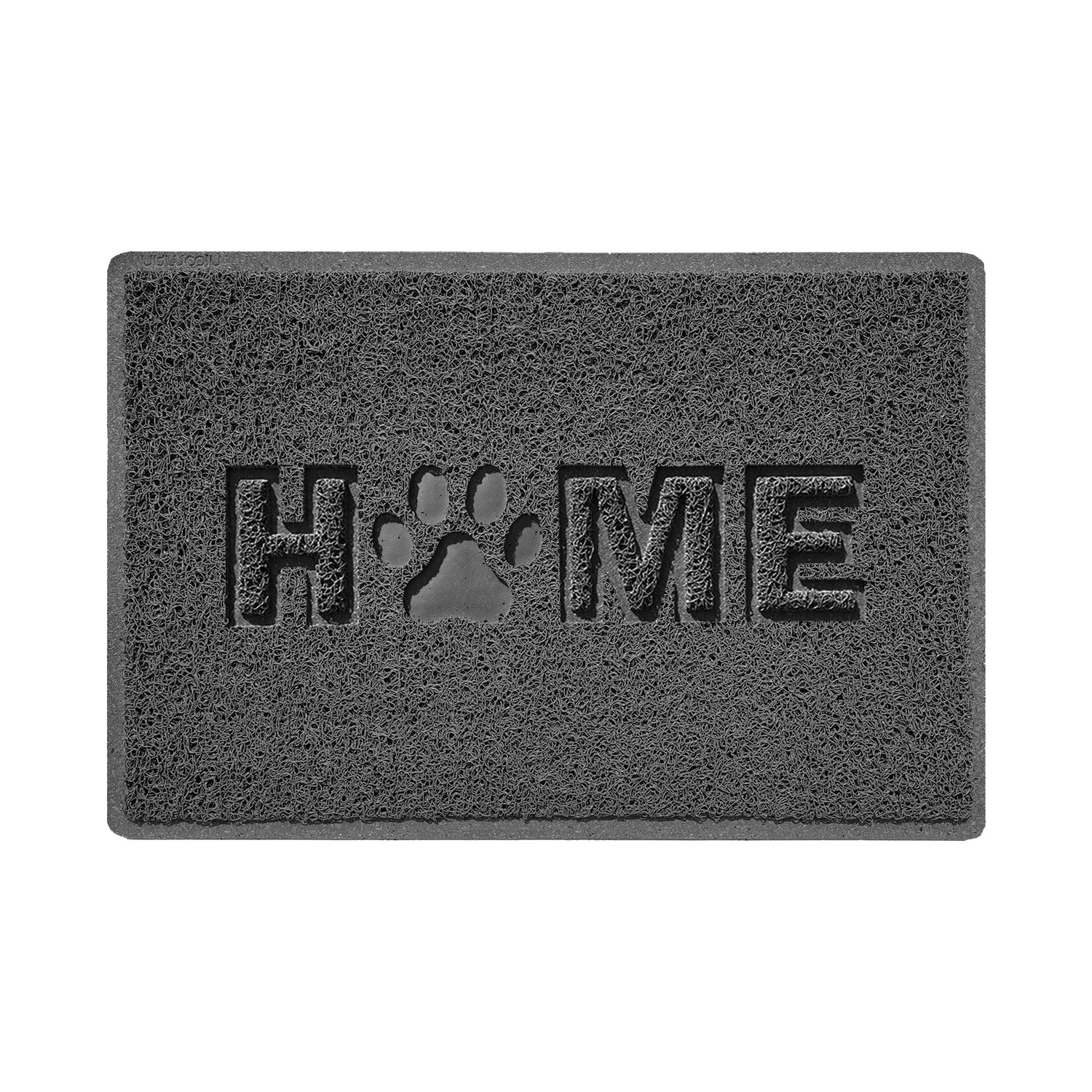 Embossed Home Paw Spaghetti Indoor Doormat