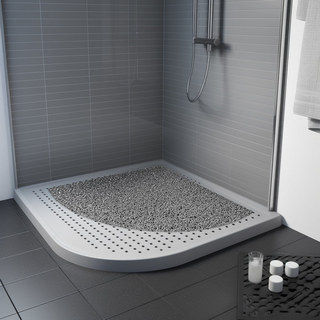Anti Slip Loofah Shower/Bath Mat