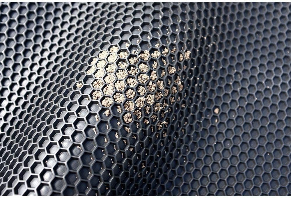 Nicoman Universal Hex Dirt Catcher Anti-Slip Car Floor Mats 4pc - Large