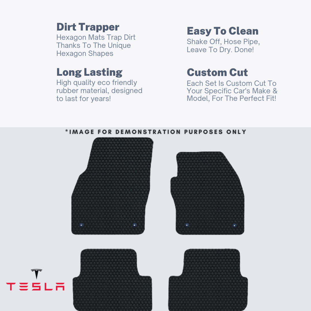 Tesla Model 3 Car Mats  High Quality, Easy Washable –