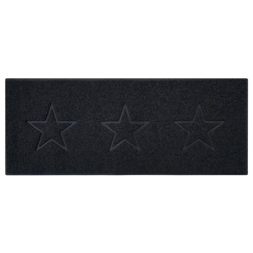 Triple Star Home Entrance Runner Mat - Multiple Colours