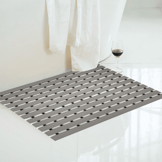 Nicoman Stylish Anti Slip Bath Matt Shower Mat 61cm x 43cm