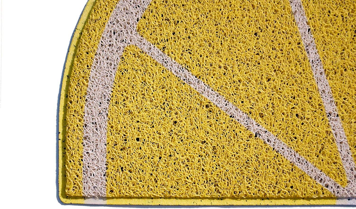 Nicoman Lemon Halfmoon Door Mat