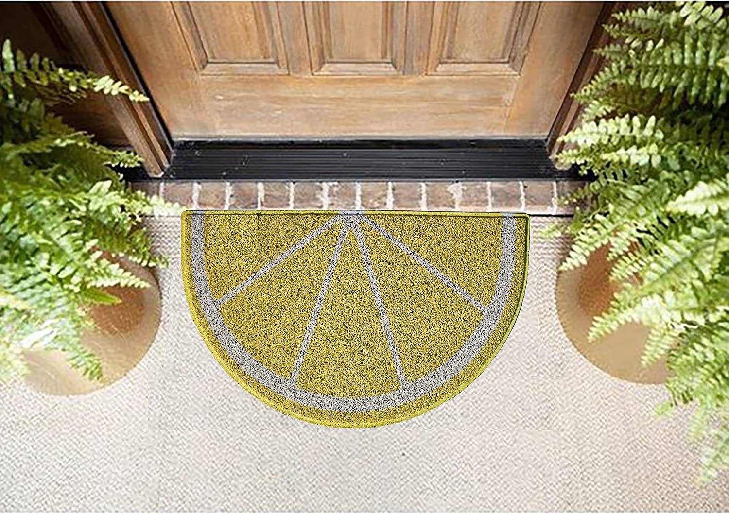 Nicoman Lemon Halfmoon Door Mat