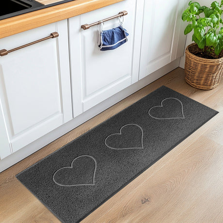 PVC loofah kitchen runner mat