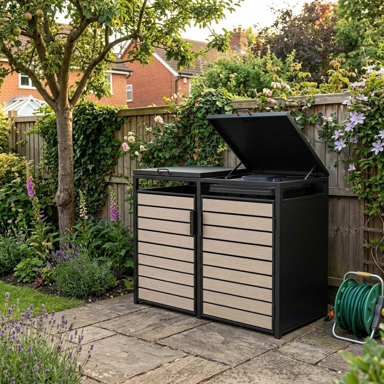 Outdoor Bin Storage Sheds