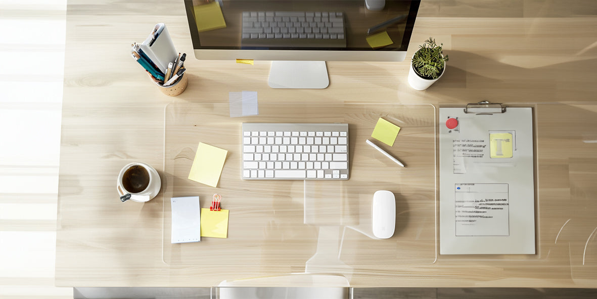 PVC Clear Transparent Desk Mat Table Cover – Nicoman.co.uk