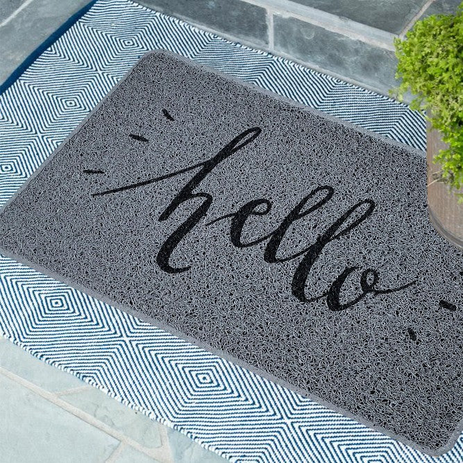 PVC loofah door mats