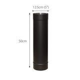 Flue Pipe Straight 50cm for 5" inch (125mm) Stove Flue Systems