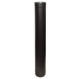 Flue Pipe Straight 100cm for 5" inch (125mm) Stove Flue Systems