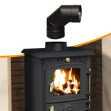 Flue Pipe Elbow Bend 5inch - 90 Degree