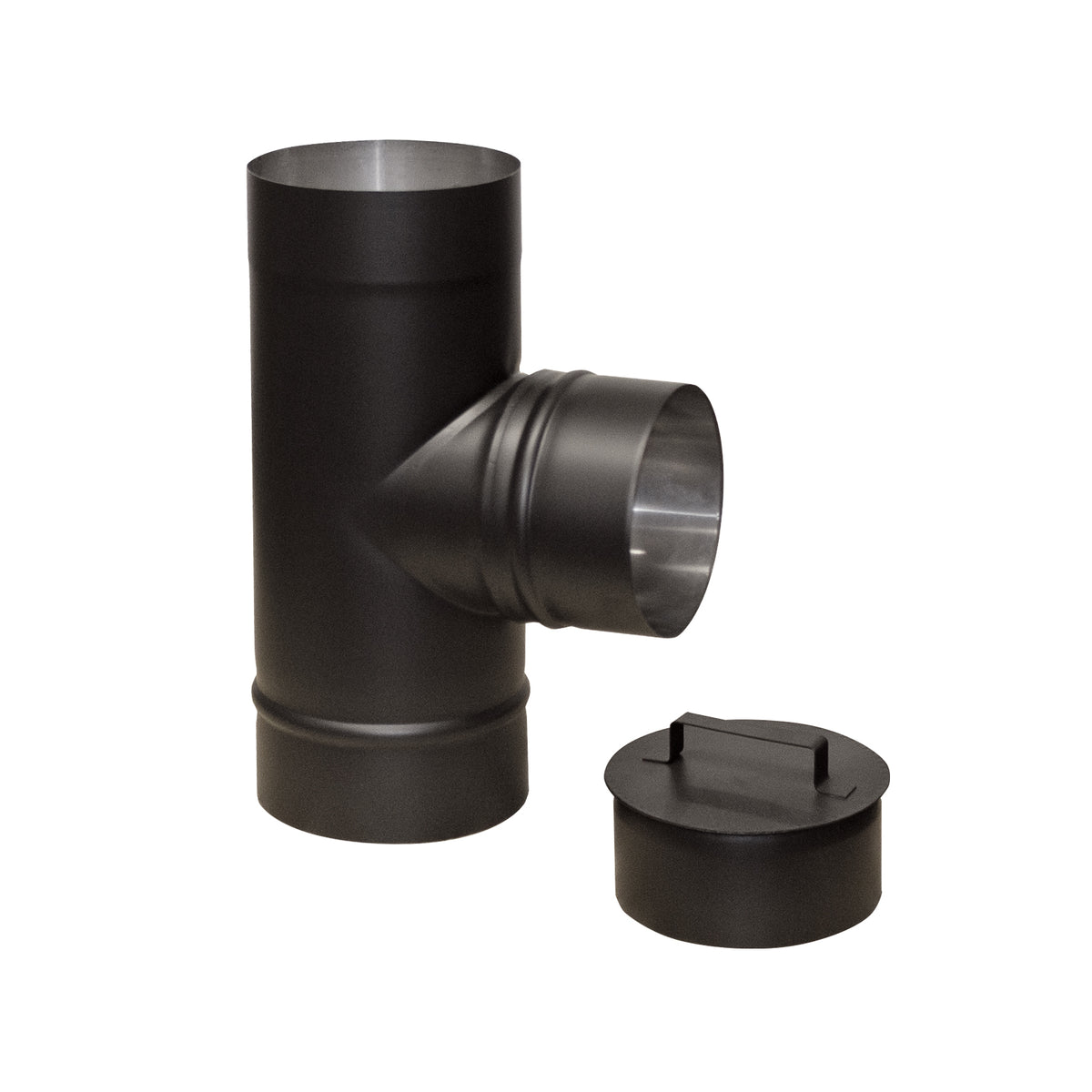 Flue Pipe 5inch Tee Junction - 90 Degree