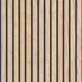 Belgravia Panacea Wood Slats Wallpaper Light Oak 1158