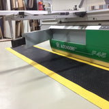 Anti-Fatigue Matting - 18.3m Long Roll - Black / Yellow