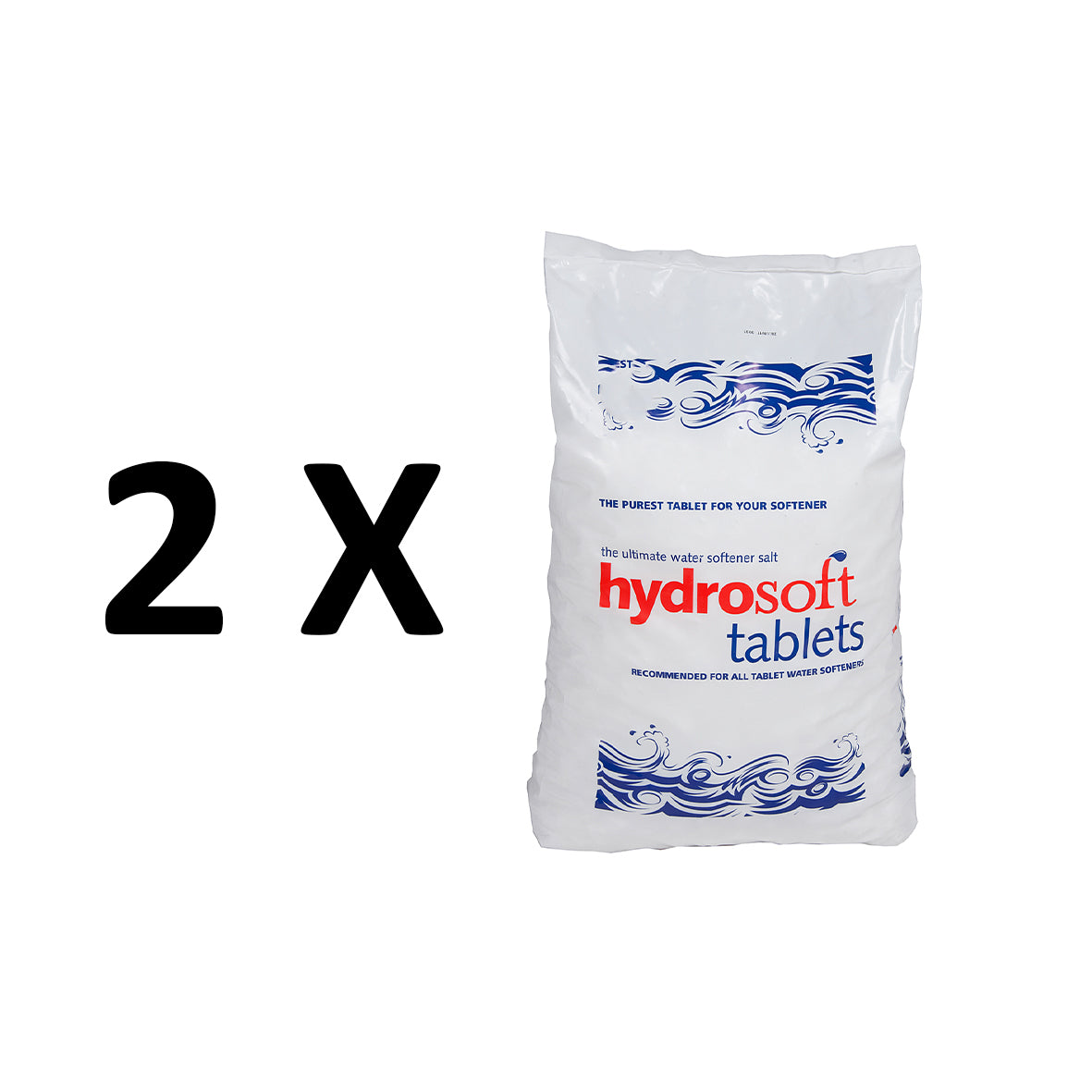 Hydrosoft Water Softening Salt Tablets 25kg - Pack of 2