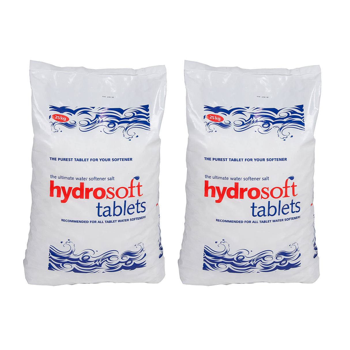 Hydrosoft Water Softening Salt Tablets 25kg - Pack of 2