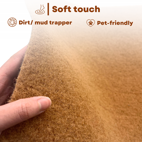 Non-Shed Synthetic Coir Large Rugs