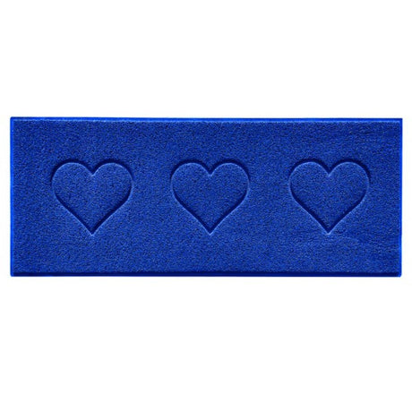 Embossed Triple Heart Runner and Entrance Mat - Multiple Colours