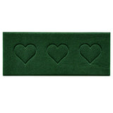 Embossed Triple Heart Runner and Entrance Mat - Multiple Colours