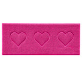 Embossed Triple Heart Runner and Entrance Mat - Multiple Colours