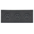 Embossed Triple Paw Home Entrance Runner Mat - Multiple Colours