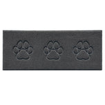 Embossed Triple Paw Home Entrance Runner Mat - Multiple Colours