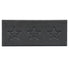 Embossed Triple Star Home Entrance Runner Mat - Multiple Colours