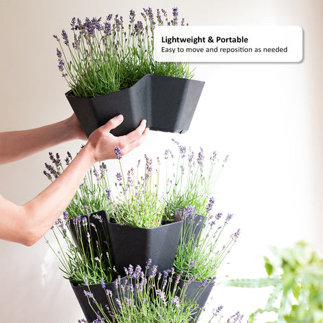 Garden Central Multy Home 5-Tier Stackable Planter